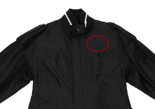 Y's.... Back Cut Off Double Zip Coat K-173945_003