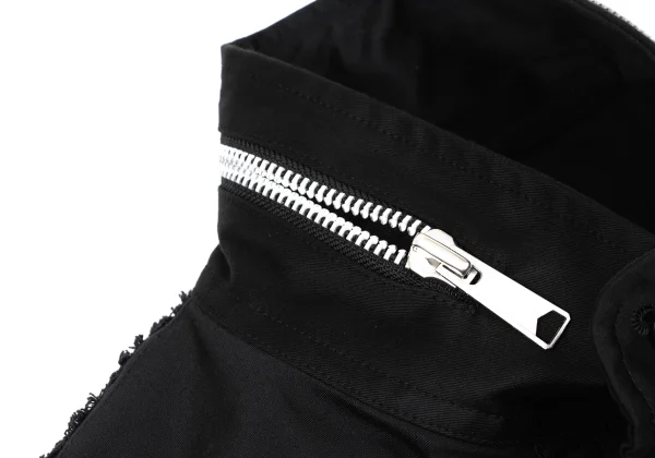 Y's.... Back Cut Off Double Zip Coat K-173945_007