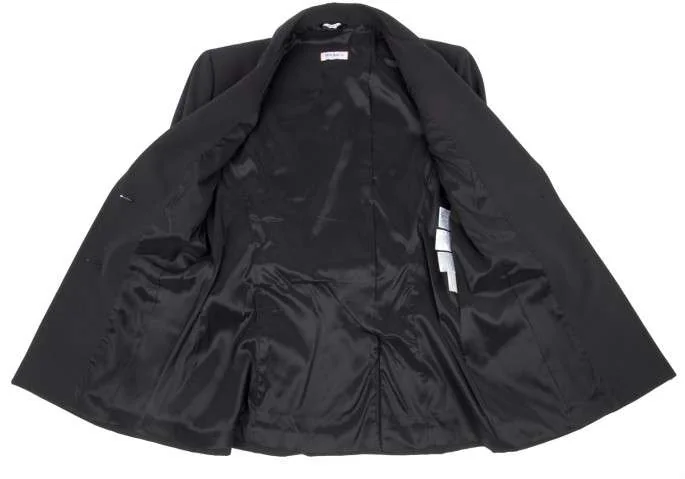 マックス＆コーMAX&Co ポリストレッチセットアップスーツ 黒36