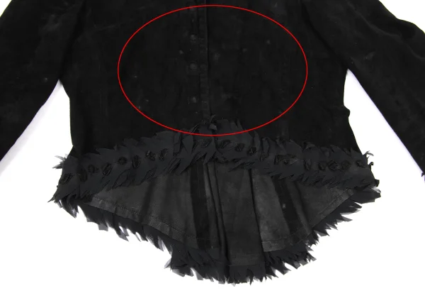 EMPORIO ARMANI Cutting Suede Short Jacket K-173951_009