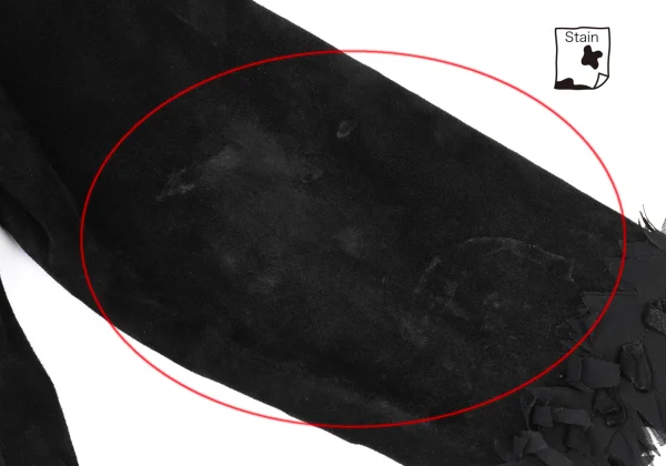 EMPORIO ARMANI Cutting Suede Short Jacket K-173951_016