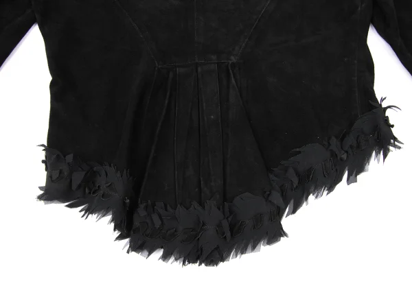 EMPORIO ARMANI Cutting Suede Short Jacket K-173951_017