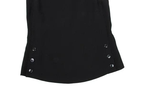 EMPORIO ARMANI Hem Buttons Wool Sleeveless Top K-173953_010