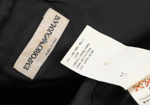 EMPORIO ARMANI Hem Buttons Wool Sleeveless Top K-173953_016