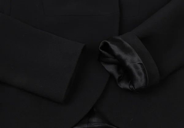 DONNA KARAN Wool Curve Switching Jacket K-173959_006
