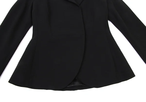 DONNA KARAN Wool Curve Switching Jacket K-173959_007