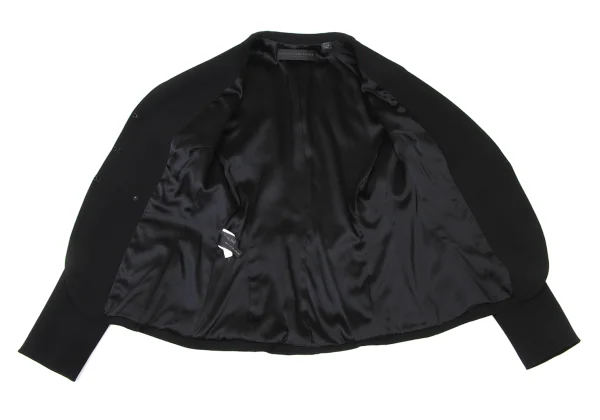 DONNA KARAN Wool Curve Switching Jacket K-173959_009