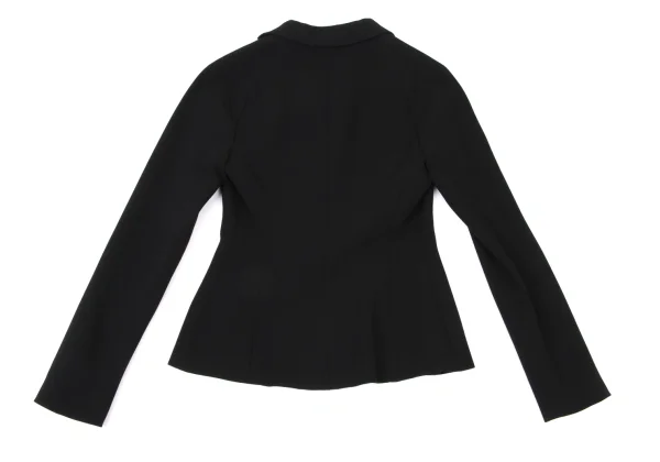 DONNA KARAN Wool Curve Switching Jacket K-173959_010