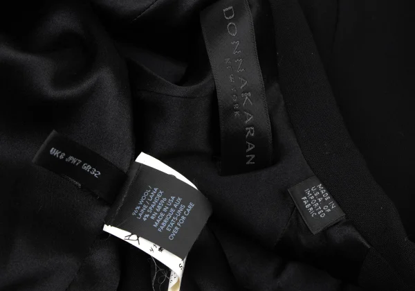 DONNA KARAN Wool Curve Switching Jacket K-173959_013