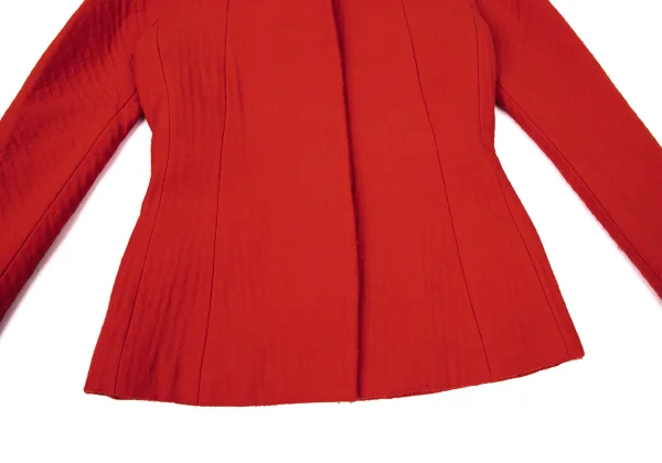 DONNA KARAN Wool Hook No Collar Jacket K-173961_007