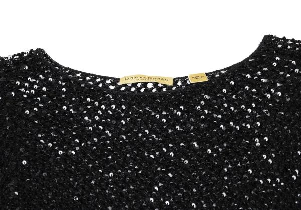 DONNA KARAN Sequins Rayon Mesh Knit Top K-173964_004