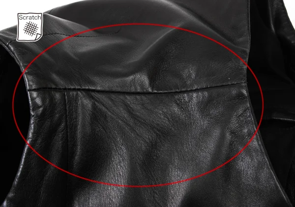 DONNA KARAN NEW YORK Leather Sleeveless Down Jacket K-173965_005