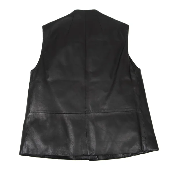DONNA KARAN NEW YORK Leather Sleeveless Down Jacket K-173965_013