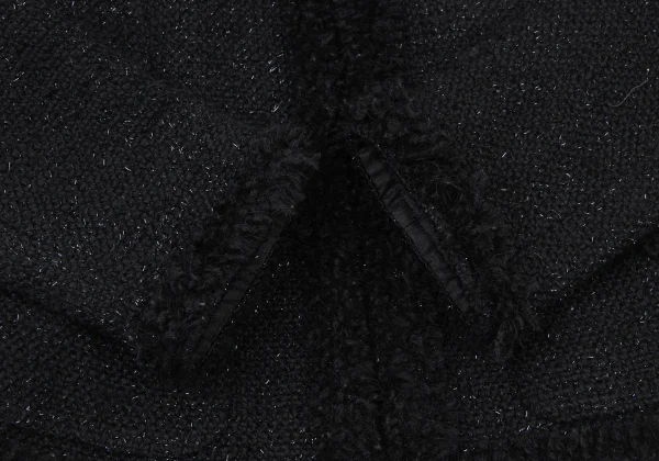 Harrods Fringe Taping Lame Tweed Jacket K-173968_007