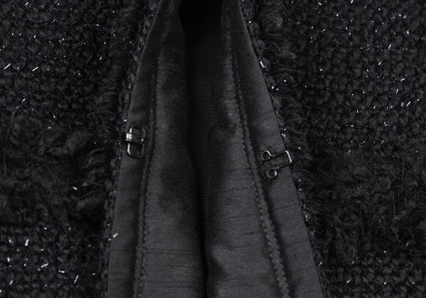 Harrods Fringe Taping Lame Tweed Jacket K-173968_011