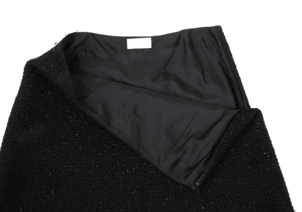 Harrods Fringe Taping Lame Tweed Skirt K-173969_004