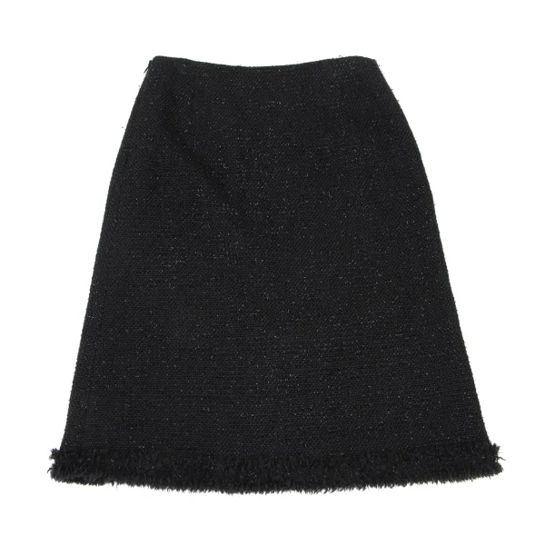 Harrods Fringe Taping Lame Tweed Skirt K-173969_009