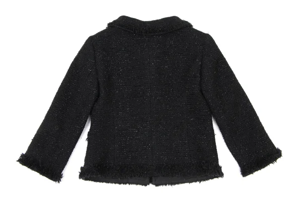 Harrods Fringe Taping Lame Tweed Jacket & Skirt K-173970_011