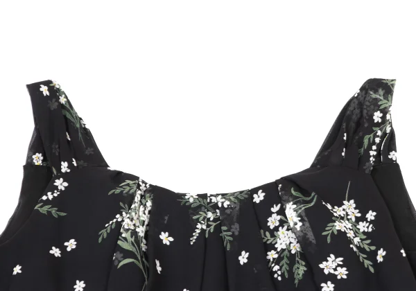 EPOCA Poly Chiffon Floral Sleeveless Peplum Dress K-173971_004