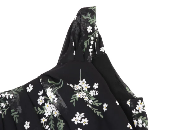 EPOCA Poly Chiffon Floral Sleeveless Peplum Dress K-173971_005