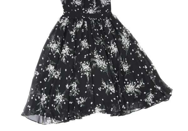 EPOCA Poly Chiffon Floral Sleeveless Peplum Dress K-173971_006