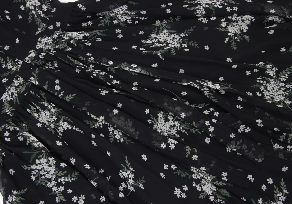 EPOCA Poly Chiffon Floral Sleeveless Peplum Dress K-173971_009