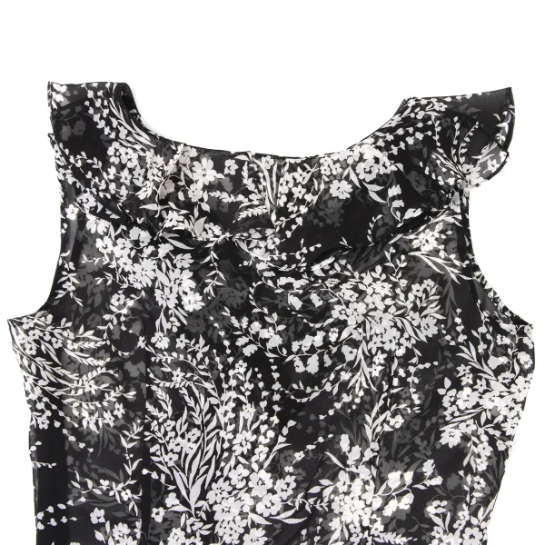 EPOCA Poly Chiffon Botanical Flill Sleeveless Blouse K-173972_008