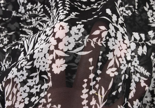 EPOCA Poly Chiffon Botanical Flill Sleeveless Blouse K-173972_010