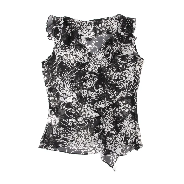 EPOCA Poly Chiffon Botanical Frill Blouse & Skirt K-173974_003