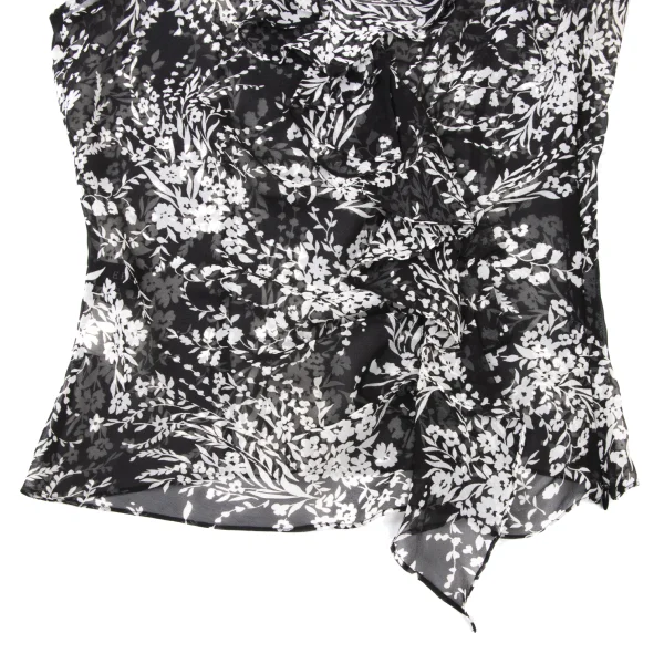 EPOCA Poly Chiffon Botanical Frill Blouse & Skirt K-173974_005