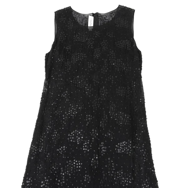 Calvin Klein Silk Bead Embellished Sleeveless Dress K-173977_003