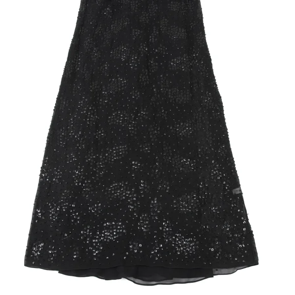 Calvin Klein Silk Bead Embellished Sleeveless Dress K-173977_006