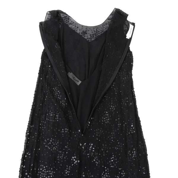 Calvin Klein Silk Bead Embellished Sleeveless Dress K-173977_011