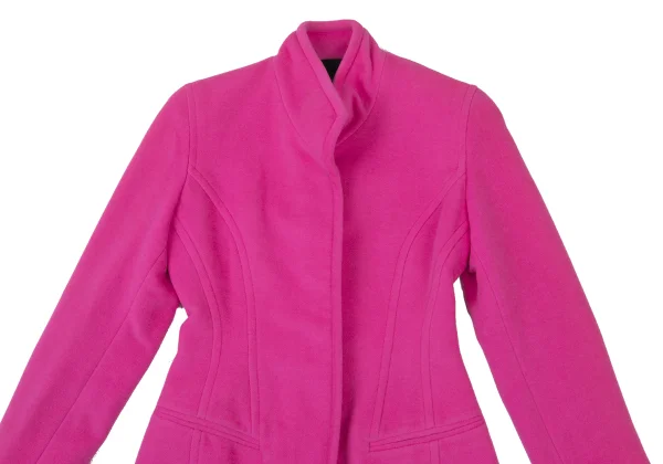 DONNA KARAN Angora Wool Stand Collar Jacket K-173978_003