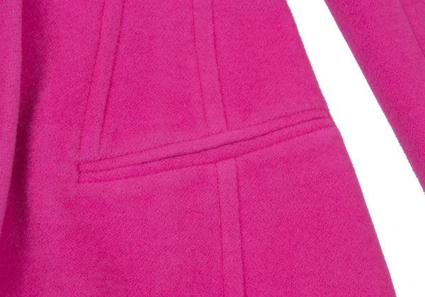 DONNA KARAN Angora Wool Stand Collar Jacket K-173978_008