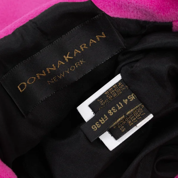 DONNA KARAN Angora Wool Stand Collar Jacket K-173978_016
