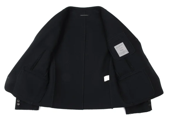Yohji Yamamoto POUR HOMME Wool Felt Cutting Pocket Design Jacket K-173981_010