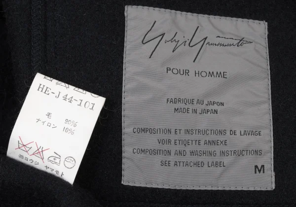 Yohji Yamamoto POUR HOMME Wool Felt Cutting Pocket Design Jacket K-173981_015