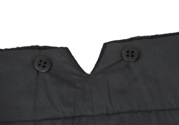 Yohji Yamamoto POUR HOMME Wool Felt Cutting Suspenders Button Pants K-173982_006
