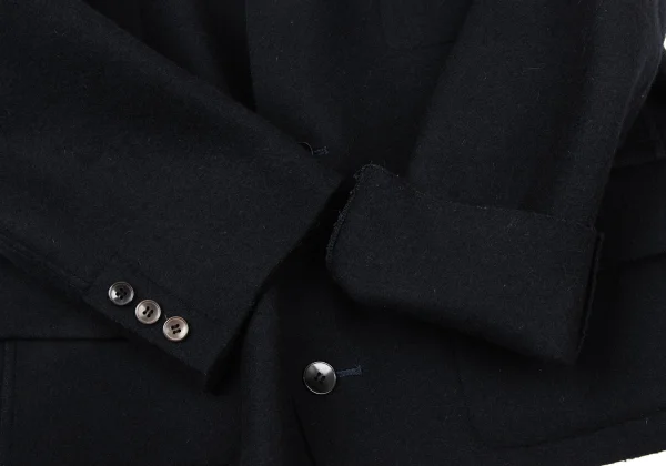 Yohji Yamamoto POUR HOMME Wool Felt Cutting Design Jacket & Pants K-173983_006