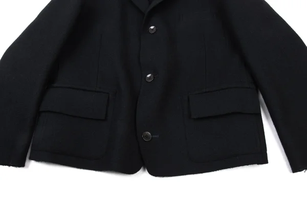 Yohji Yamamoto POUR HOMME Wool Felt Cutting Design Jacket & Pants K-173983_007