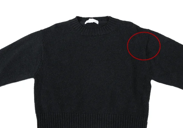 COMME des GARCONS HOMME Wool Rib Knit Sweater K-173991_002