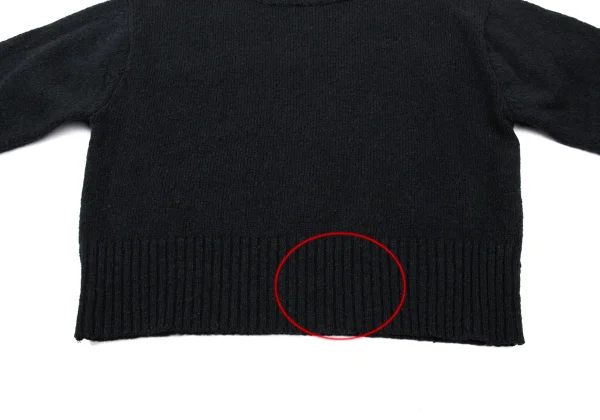 COMME des GARCONS HOMME Wool Rib Knit Sweater K-173991_008