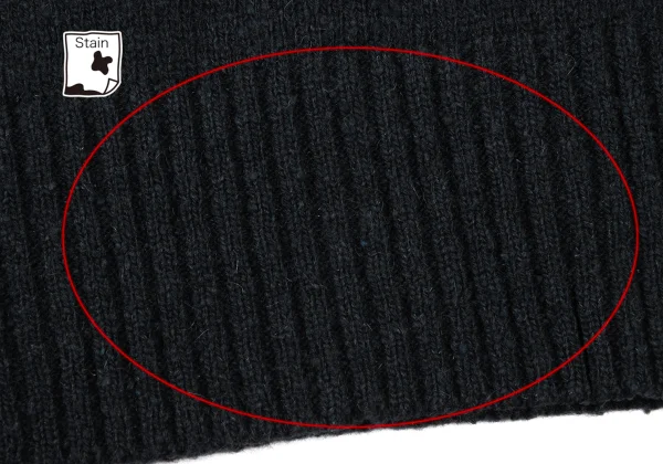 COMME des GARCONS HOMME Wool Rib Knit Sweater K-173991_009