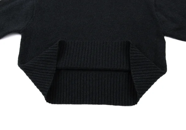 COMME des GARCONS HOMME Wool Rib Knit Sweater K-173991_010