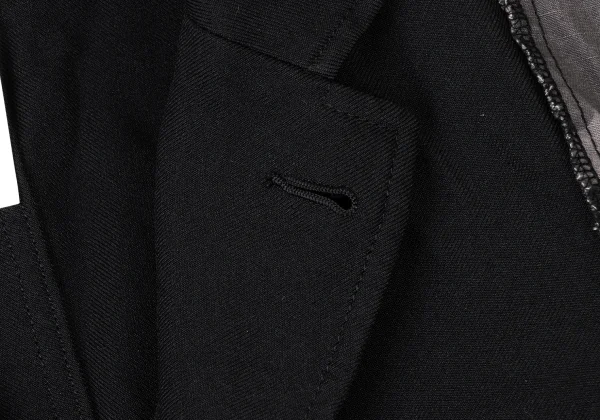 BLACK COMME des GARCONS Camouflage Sleeve Switching Dyed Jacket K-173992_004