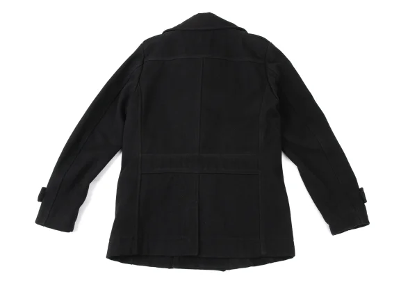 DIESEL Leather Patch Military Pea Coat K-173996_016