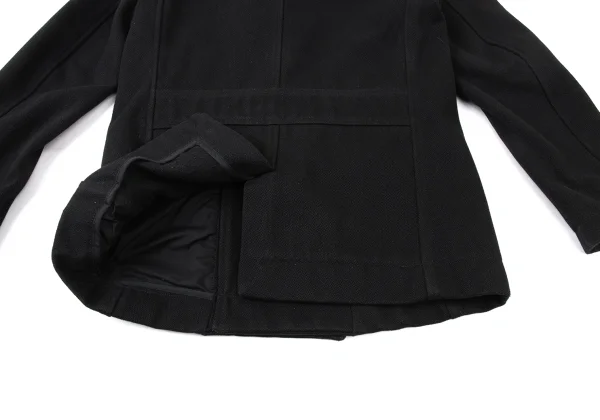 DIESEL Leather Patch Military Pea Coat K-173996_017