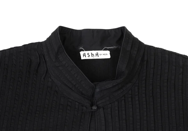 ASHA BY MDS Stitch Pleats Stand Collar Cotton Jacket K-174000_004