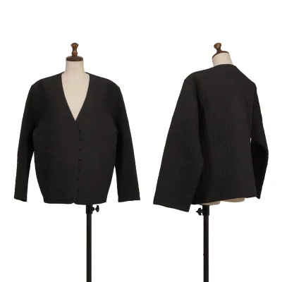 ASHA BY MDS Stitch Cotton No Collar Jacket